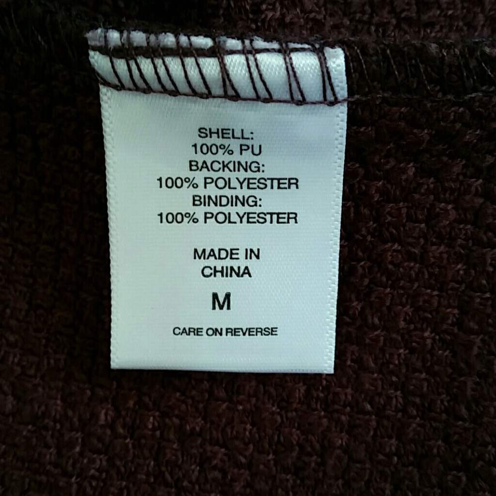 Textured Faux-leather Moto Jacket - Picture 8 of 8